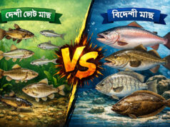 দেশি ছোট মাছ বনাম বিদেশী মাছ: পুষ্টি, স্বাদ ও স্বাস্থ্যের লড়াই দেশি ছোট মাছ বনাম বিদেশী মাছ