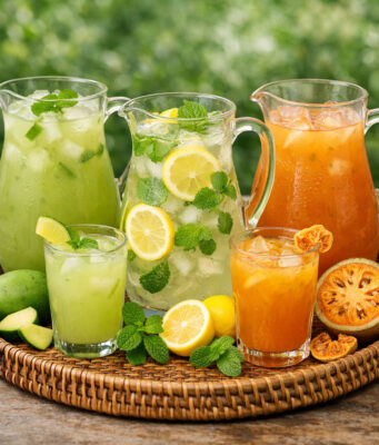গরমে শরীর ঠান্ডা রাখতে এবং পানিশূন্যতা রোধ করতে ৩টি রিফ্রেশিং ড্রিঙ্কস রেসিপি গরমে রিফ্রেশিং ড্রিঙ্কস রেসিপি