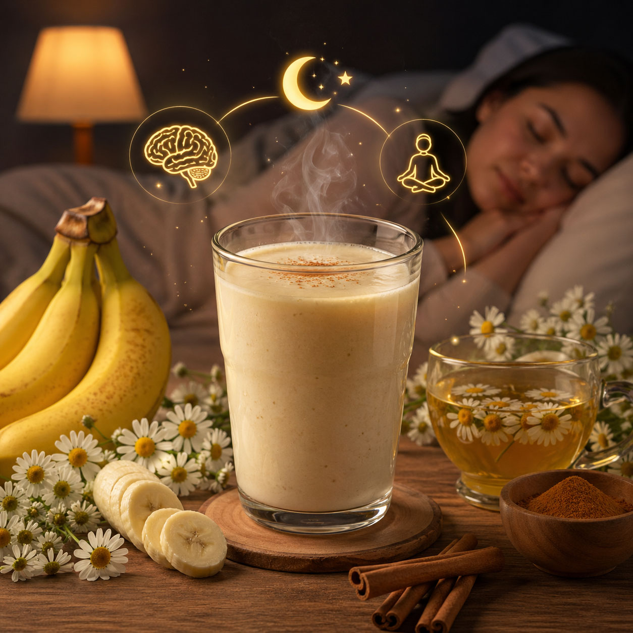 ঘুম পাড়ানি ড্রিঙ্ক – ঘরেই বানিয়ে ফেলুন এই নাইট ড্রিঙ্ক