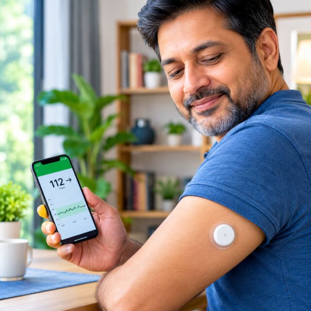 CGM ব্যবহার টাইপ ২ ডায়াবেটিস